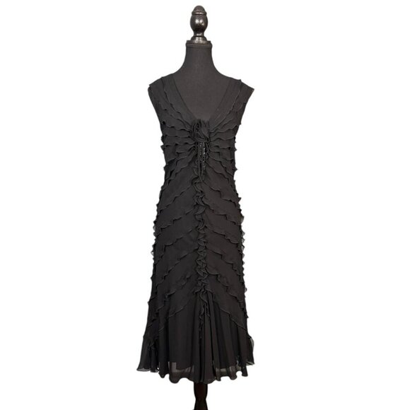 Simon Chang Dresses & Skirts - Simon Chang Black Midi Dress